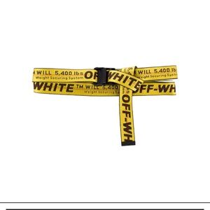 Off-White Yellow Industrial Belt